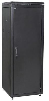 Шкаф сетевой 19" LINEA N 18U 600х600 мм металлическая передняя дверь черный | LN05-18U66-M | ITK