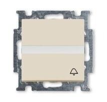 ABB Basic 55 Сл. кость Выключатель кнопочный с полем для надписи | 1413-0-1087 | 2CKA001413A1087 | ABB