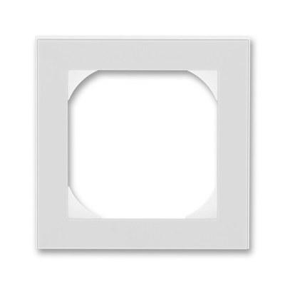 ABB Levit Серый / белый Рамка одинарная 55х55 для механизмов BJE | 3901H-A05510 16 | 2CHH015510A4016 | ABB