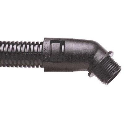 Фитинг AL13/PG9/45/BL, 45°, полиамид 66, черный, резьба PG9, d13, 10 шт. в пачке | 7TCA296000R0250 | ABB