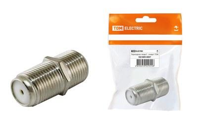 Переходник гнездо F - гнездо F, инд. упаковка | SQ1809-0007 | TDM