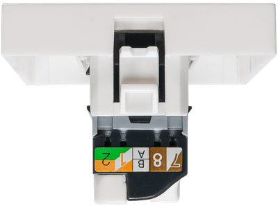 Розетка информационная UTP 1хRJ45 45х45 cat5е | 200007 | SPL