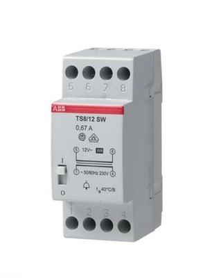 Трансформатор звонковый с защитой от КЗ (короткого замыкания) TS 8/8SW | 2CSM081302R0811 | ABB