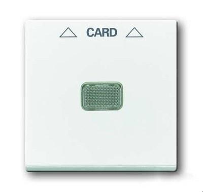 ABB Basic 55 Альп. белый Накладка карточного выключателя(мех. 2025U) | 1710-0-3864 | 2CKA001710A3864 | ABB