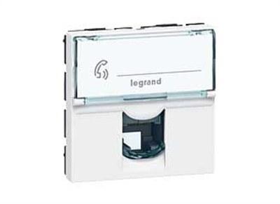 Розетка Mosaic RJ 12 (2 мод.) | 078732 | Legrand