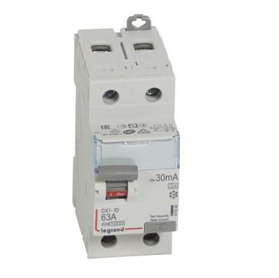 Выключатель дифференциальный (УЗО) DX3-ID 2п 63А 30мА тип A | 411556 | Legrand