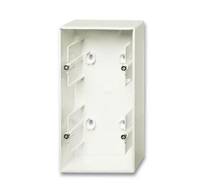 ABB Basic 55 Шале (белый) Коробка для открытого монтажа, 2-постовая | 1799-0-0969 | 2CKA001799A0969 | ABB