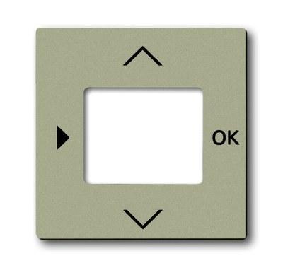 ABB Basic 55 Шампань Накладка для терморегулятора (мех. 1098 U, 1098 UF) | 6430-0-0392 | 2CKA006430A0392 | ABB