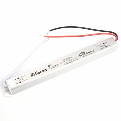 Трансформатор электронный для светодиодной ленты 24W 12V( драйвер),LB001 | 48011 | FERON