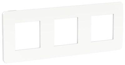 Unica Studio Color Белый/Белый Рамка 3-ая | NU280618 | Schneider Electric