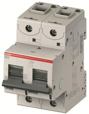 Выключатель автоматический двухполюсной S802N C6А | 2CCS892001R0064 | ABB