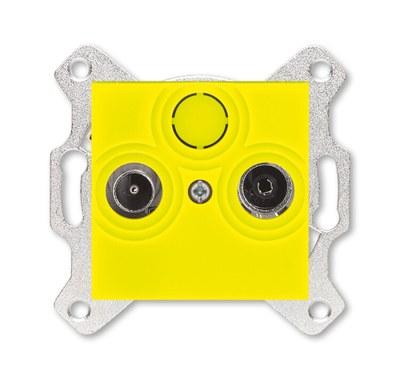 ABB Levit Жёлтый Розетка TV-R оконечная | 5011H-A03503 64W | 2CHH083503A6064 | ABB