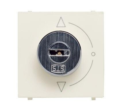 ABB Zenit Альп. белый Выключатель с ключом на 2 положения, с фиксацией, (2 мод) | N2253 BL | 2CLA225300N1101 | ABB