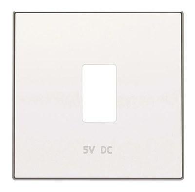 Накладка 1хUSB ЗУ,SKY,ал.бел. | 2CLA858520A1101 | ABB