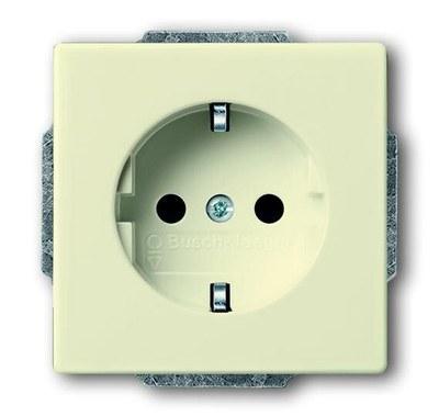 Розетка SCHUKO 16А 250В, серия Future/Axcent/Carat/Династия, цвет слоновая кость | 2011-0-6214 | 2CKA002011A6214 | ABB