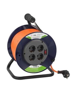 Удлинитель силовой ЭРА RPx-4es-3x1.5-40m на п. катушке c/з 4 гн 40м ПВС 3х1.5 | Б0046836 | ЭРА