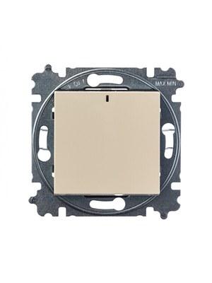 ABB Levit Слоновая кость / белый Выключатель 1-кл. с подсветкой | 3559H-A01446 17W | 2CHH590146A6017 | ABB