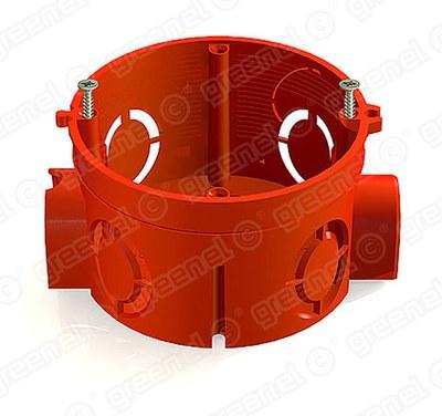 Коробка установочная 68x42 с саморезами | GE40010-06 | GREENEL