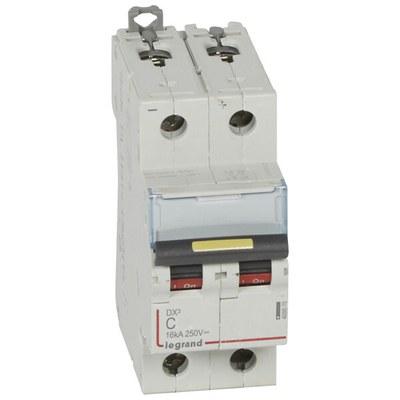 Выключатель автоматический двухполюсный DX3 DC 10000 32А C 16кА | 409571 | Legrand