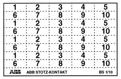 Маркер к. 40шт.пикто BSPikto | GHS2001946R0002 | ABB