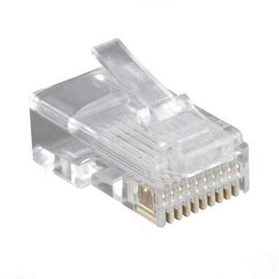 Разъем PLUG-10P10C-U-06-10 RJ-50(10P10C),универс.(д.однож.и многож.каб.),д. круглого кабеля, напыление 6µ"/ 6 микродюймов (10 шт) | 49342 | Hyperline