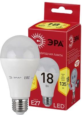 Лампа светодиодная RED LINE ECO LED A65-18W-827-E27 | Б0031706 | ЭРА