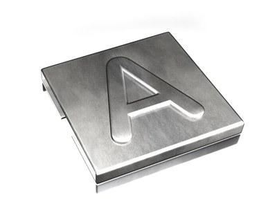Маркировка для каб.стяжки,нерж.сталь,'A',100 шт | 7TCG009470R0074 | ABB