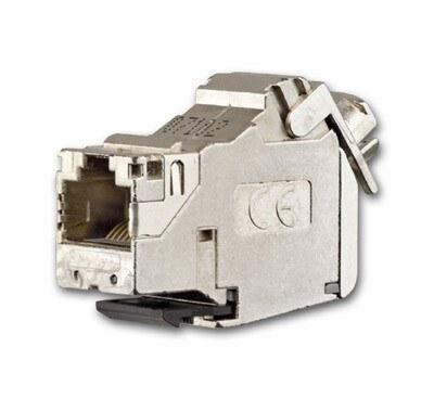 Модуль/разъём универсальный, 8 полюсов, RJ45, категория 6а ISO, экранированный, до 500 МГц | 0230-0-0414 | 2CKA000230A0414 | ABB