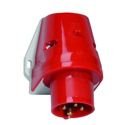 Вилка настенная 16A 4p 400V 6h IP44 Quick Connect 90х87 I 24392-Bals I Bals