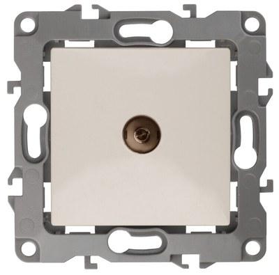 Розетка TV 12-3101-02 одиночная, слоновая кость (10/100/2500) |Б0014706 | ЭРА