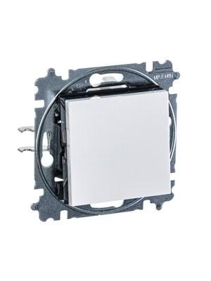ABB Levit Белый / дымчатый чёрный Переключатель перекрёстный 1-кл. | 3559H-A07445 62W | 2CHH590745A6062 | ABB