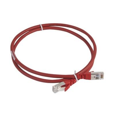 Коммутационный шнур RJ 45 - категория 6а - S/FTP - LSZH -экранированный - 1 м - красный | 051870 | Legrand
