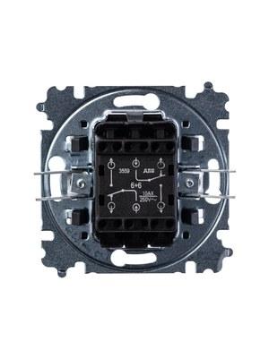 ABB Levit Слоновая кость / белый Переключатель 2-кл. | 3559H-A52445 17W | 2CHH595245A6017 | ABB