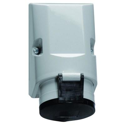 Розетка для настенного монтажа Quick-Connect 16A 4p 500V 7h IP44 черная I 11945-Bals I Bals