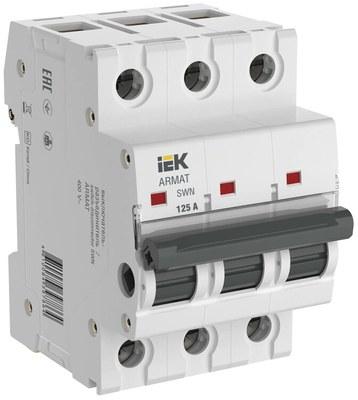ARMAT Выключатель нагрузки SWN 3P 125А | AR-SWN-3-125 | IEK