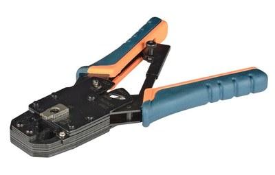 Инструмент обжим для RJ-45,12,11 без храп мех сине-оранж | TM1-B10H | ITK