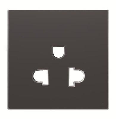 Накладка розетки 8138, серия SKY, цвет чёрный бархат | 2CLA853800A1501 | ABB