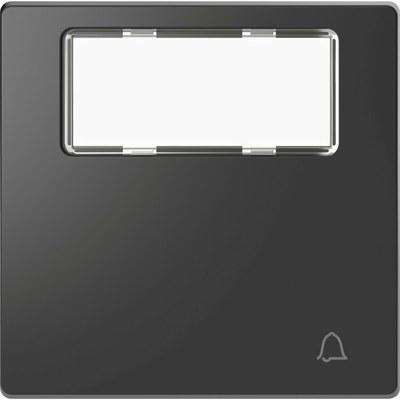 D-Life КЛАВИША 1-ная, пол. д/надп., звонок, АНТРАЦИТ , SD | MTN3365-6034 | Schneider Electric