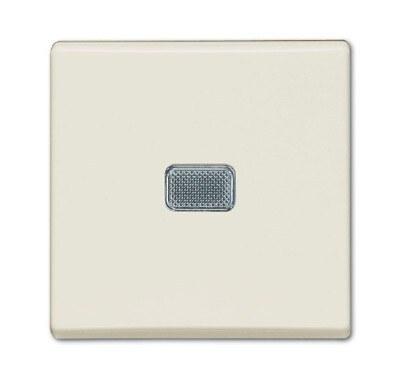 ABB Basic 55 Шале (белый) Выключатель 1-клавишный с подсветкой | 1012-0-2185 | 2CKA001012A2185 | ABB