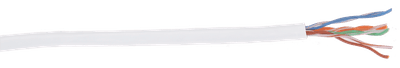 Каб. в. п. U/UTP кат. 5E 4 пары LSZH 1м бел. (100м) GENERICA | BC1-C5E04-128-100-G | ITK