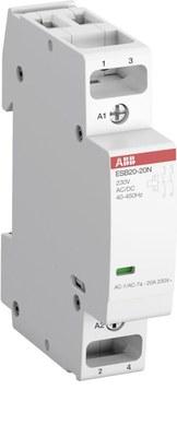 Контактор ESB20-20N-07 модульный (20А АС-1, 2НО), катушка 400В AC/DC | 1SBE121111R0720 | ABB