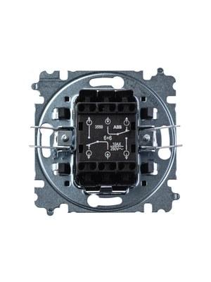 ABB Levit Кофе макиато / белый Переключатель 2-кл. | 3559H-A52445 18W | 2CHH595245A6018 | ABB