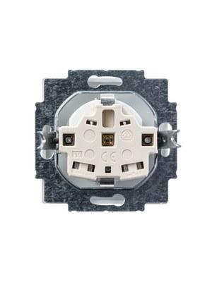 Розетка SCHUKO 16А 250В, серия solo/future, цвет белый бархат | 2011-0-6208 | 2CKA002011A6208 | ABB