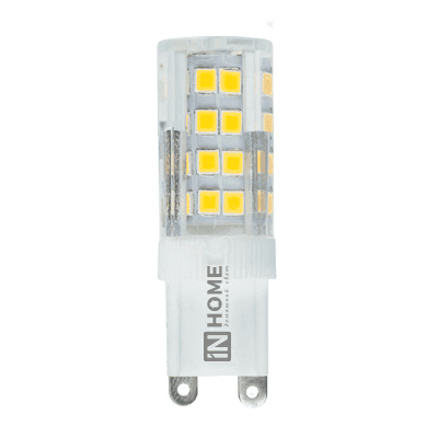 Лампа светодиодная LED-JCD-VC 3Вт 230В G9 3000К 260Лм | 4690612019857 | IN HOME