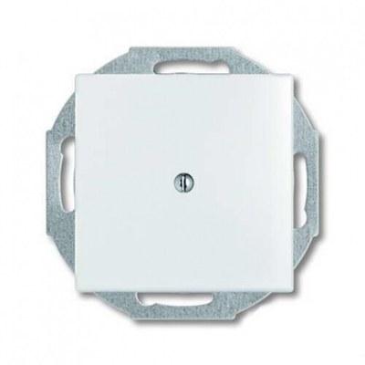 ABB Basic 55 Альп. белый Заглушка с суппортом | 1715-0-0312 | 2CKA001715A0312 | ABB
