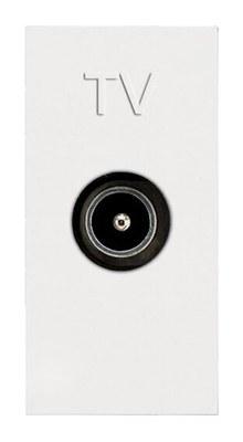 ABB Zenit Альп. белый Мех ТВ розетки, простой, 1-модульный | N2150.7 BL | 2CLA215070N1101 | ABB
