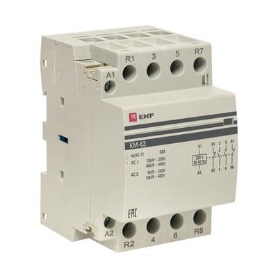Контактор модульный КМ 63А 2NО+2NC (3 мод.) PROxima| km-3-63-22 | EKF