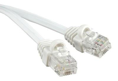 PC-RJ12-RJ12-1.5M-WH Патч-корд телефонный, 1.5 м | 18628 | Hyperline