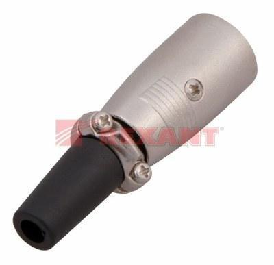Разъем CANON штекер XLR на шнур | 14-0514 | REXANT