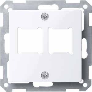 ЦЕНТР.ПЛАТА Д/РОЗ.RJ 11/RJ 45 2ПОС.А-БЕЛ | MTN291625 | Schneider Electric